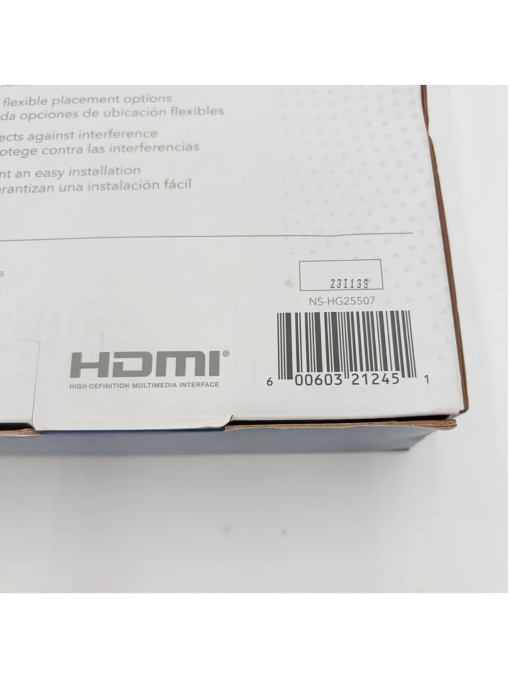 INSIGNIA 25 Ft HIGH SPEED HDMI Cable with Ethernet 4K In-Wall Rated NS-HG25507